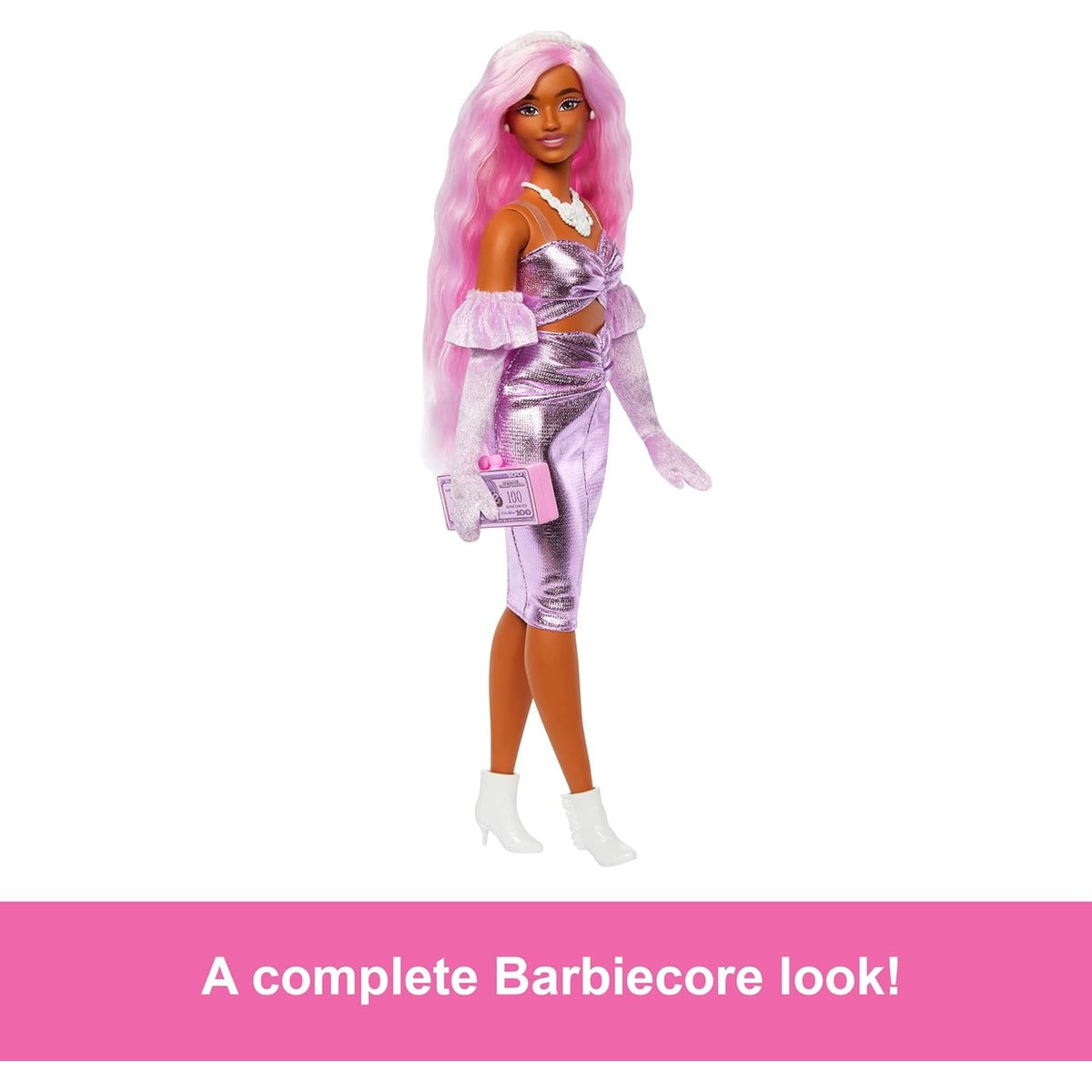 Barbie Deluxe Style Doll #1 in Barbiecore Outfit