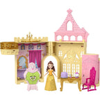 Mattel Disney Princess Toys, Storytime Stackers Belle's Castle, Stackable Doll House with Small Doll & 9 Pieces, Inspired by The Disney Movie