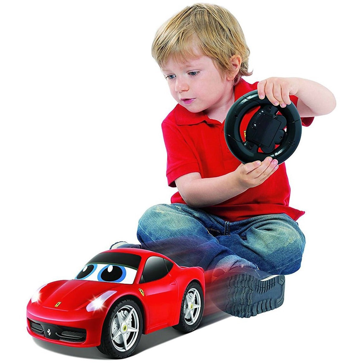 BB Junior Play & Go Ferrari My First R/C 458 Italia Vehicle