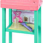 Barbie Baby Doctor Playset with Blonde Fashion Doll Wearing Pink Scrubs, Baby Doll, Furniture & Accessories Multicolor