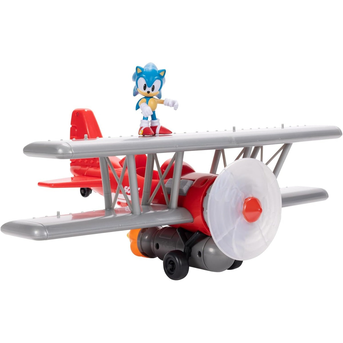 Sonic The Hedgehog Tornado Biplane Playset with 2.5" Sonic Action Figure