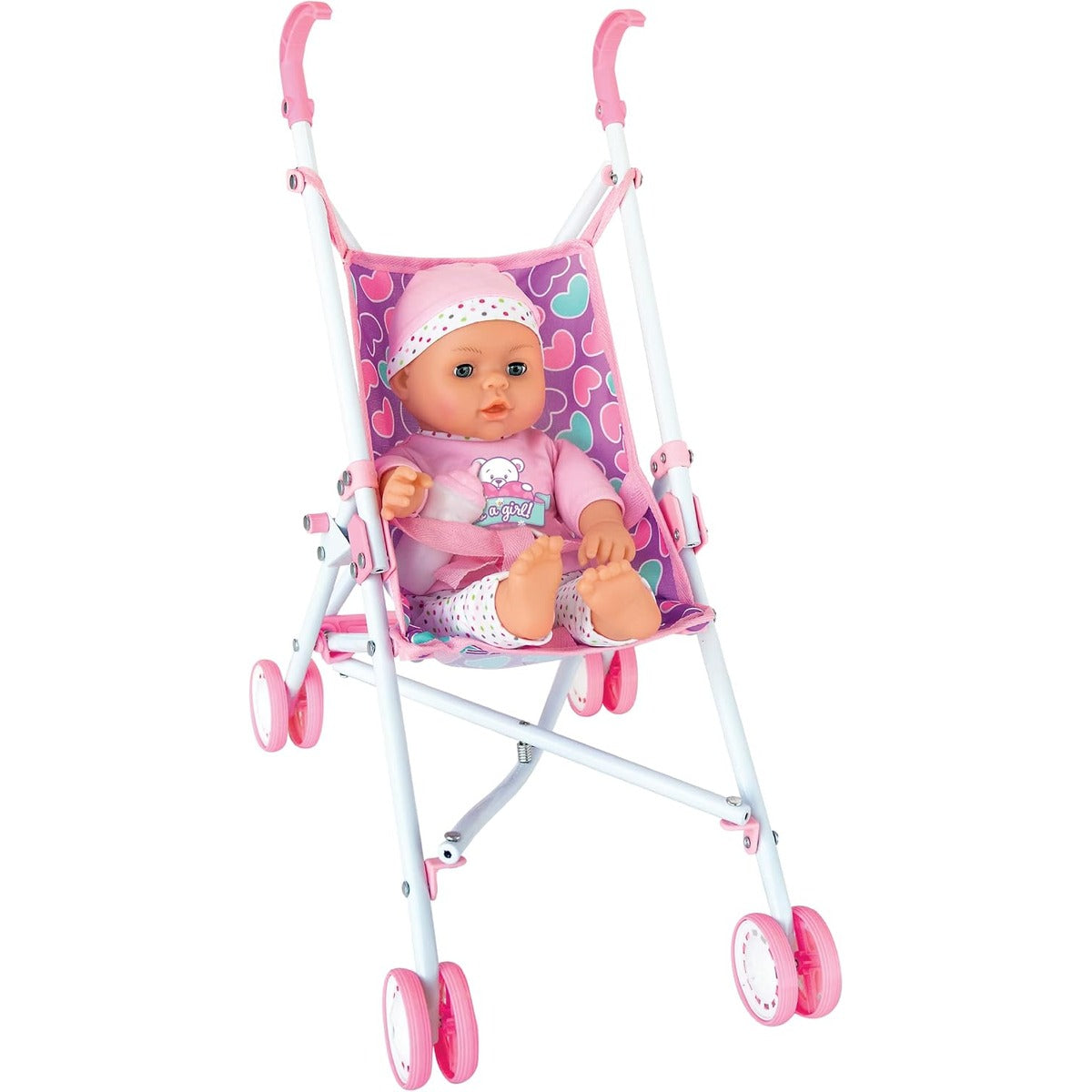 Hayati Baby Amoura Stroller Set With Doll, Multicolor, 81863