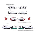 Majorette Dubai Police Force Pack, 5 Pcs, Assorted, 212053188047