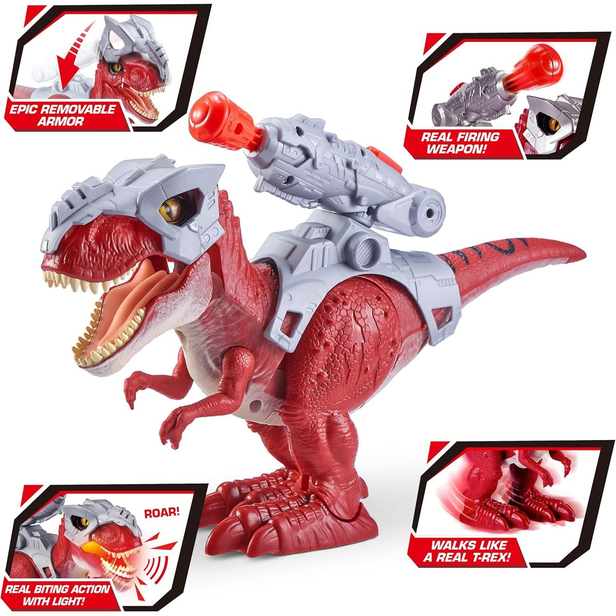 United Pacific Designs 7132: Zuru Robo Alive Dino Wars Series 1 T-Rex
