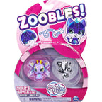 Zoobles Jouet - Pack 2 Zoobles Animaux - Boules Magiques Colorées