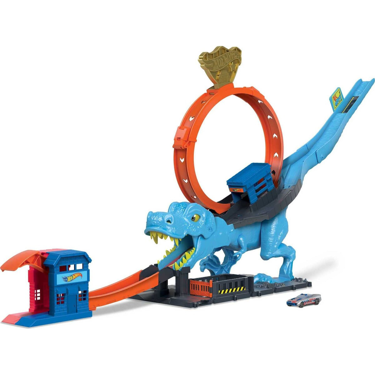 Hot Wheels City Track Set with 1 Toy Car