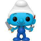 Funko POP! TV: Papa Smurfs - Handy Papa Smurf - SMURFS - Collectable Vinyl Figure - Gift Idea - Official Merchandise