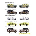 Majorette - Castheads 5 Diecast Metal Toy Cars