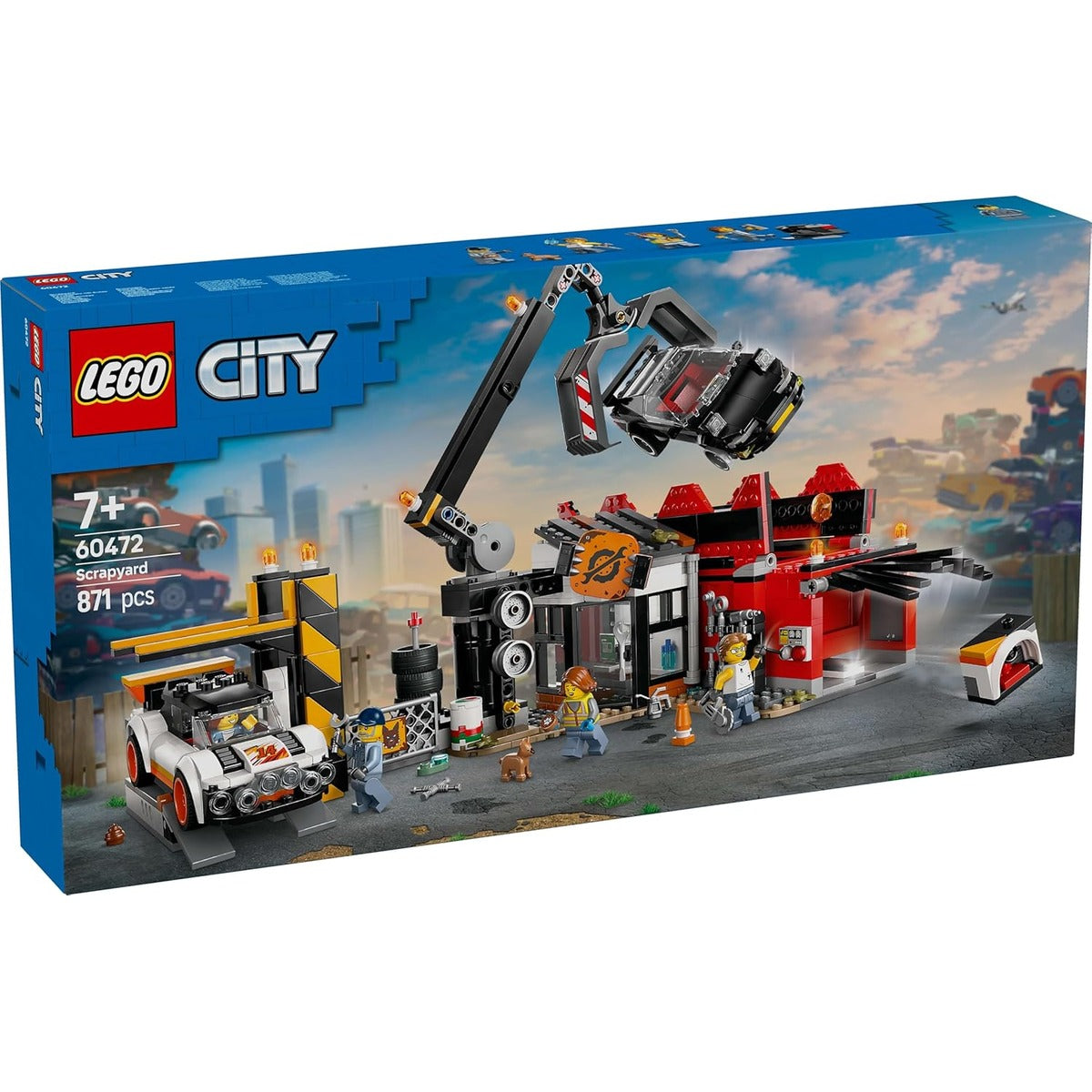 Lego 60472 City Discarded Vehicle Factory and Car, Toys