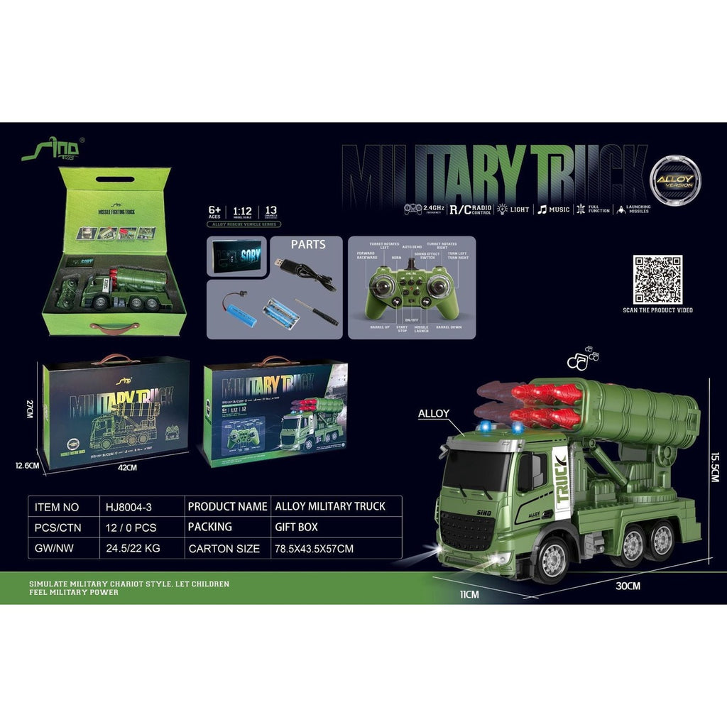 Alician 2.4G Remote Control Engineering Vehicle With Music Light Simulation Electric City Service Car Model Toys For Kids Birthday Xmas Gifts - Walmart.ca
