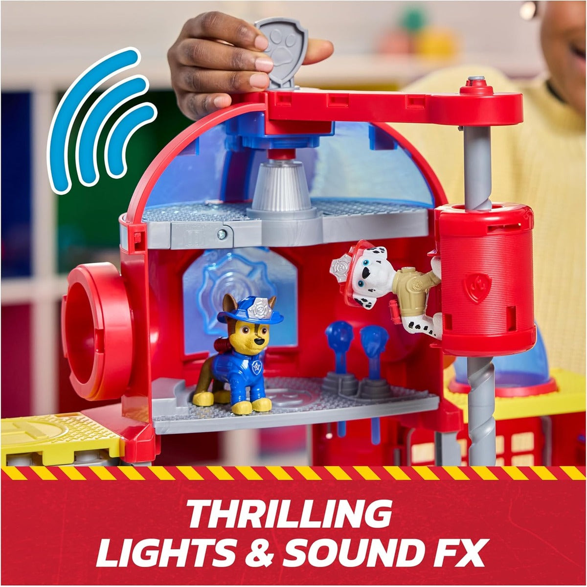 Paw Patrol - Fire Rescue Fire Station - Marcus Car Figure - Sound