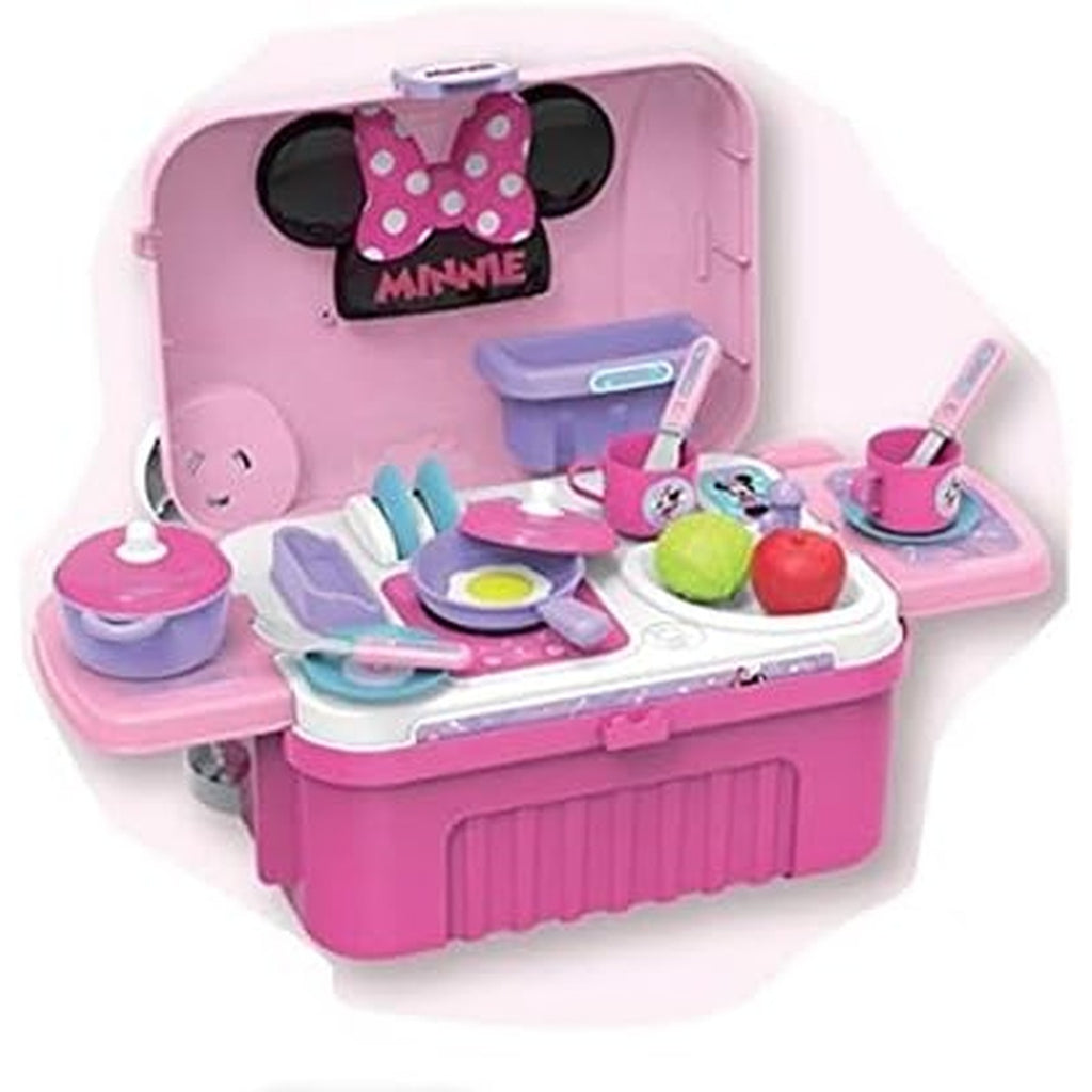 Disney Minnie Mouse Kitchen Trolley Case 3 In 1, Pink, EODS008