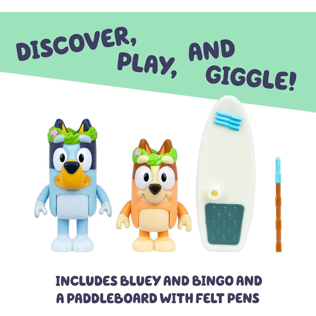 Bluey S14 Figure 2Pk Rug Island