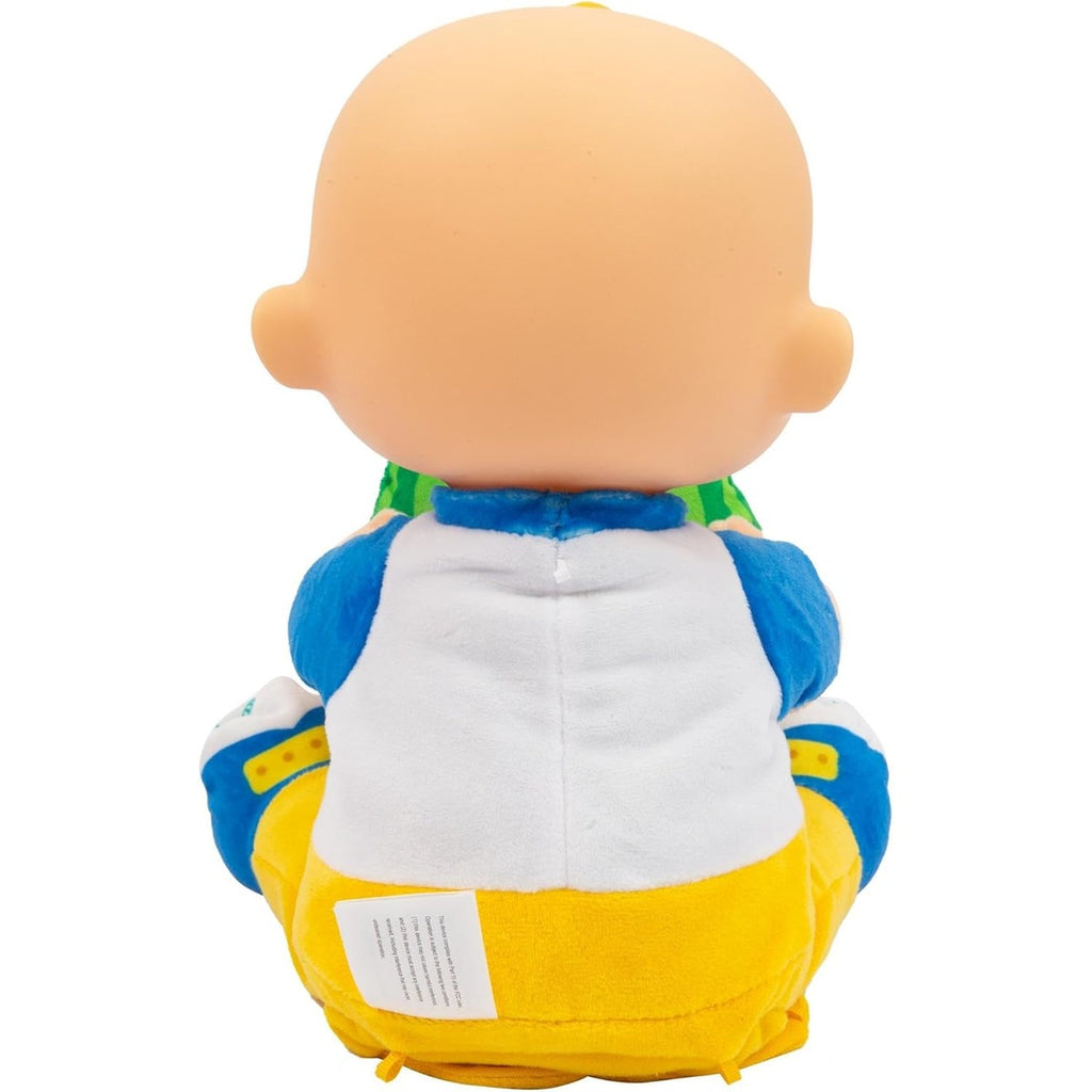 Giochi Preziosi Cocomelon Peek A Boo JJ - JJ in Plush Version 30 cm with Motorised Sounds and Movements for Playing Bubu Seven Years, for Children from 2 Years, Ccm41000