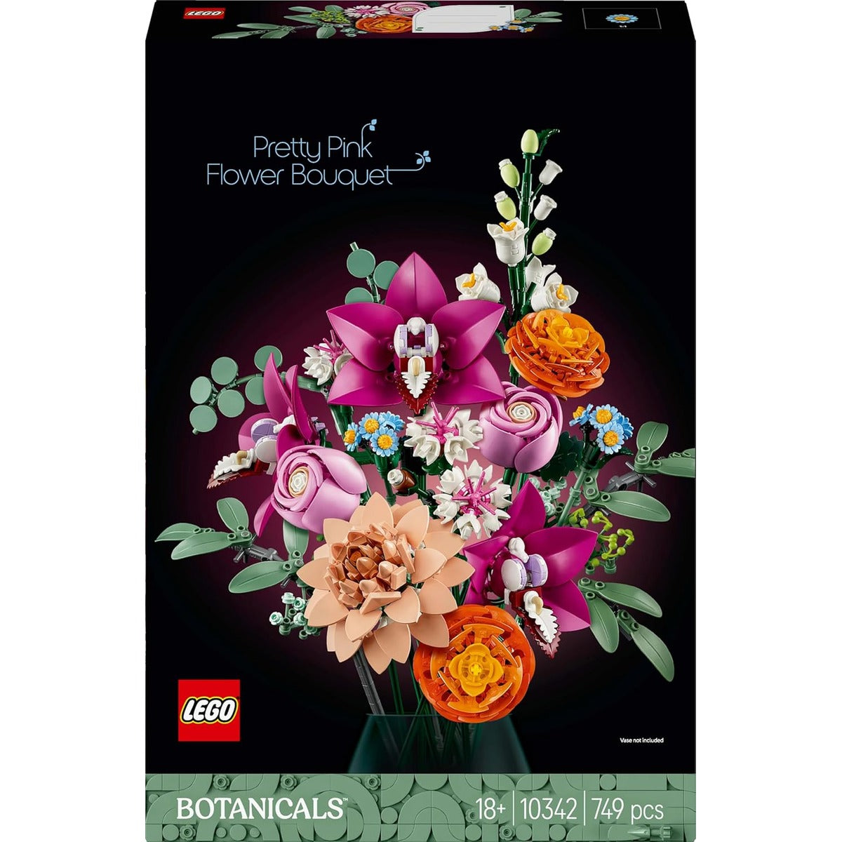 LEGO 10342 Botanical Pink Bouquet Toy, Birthday