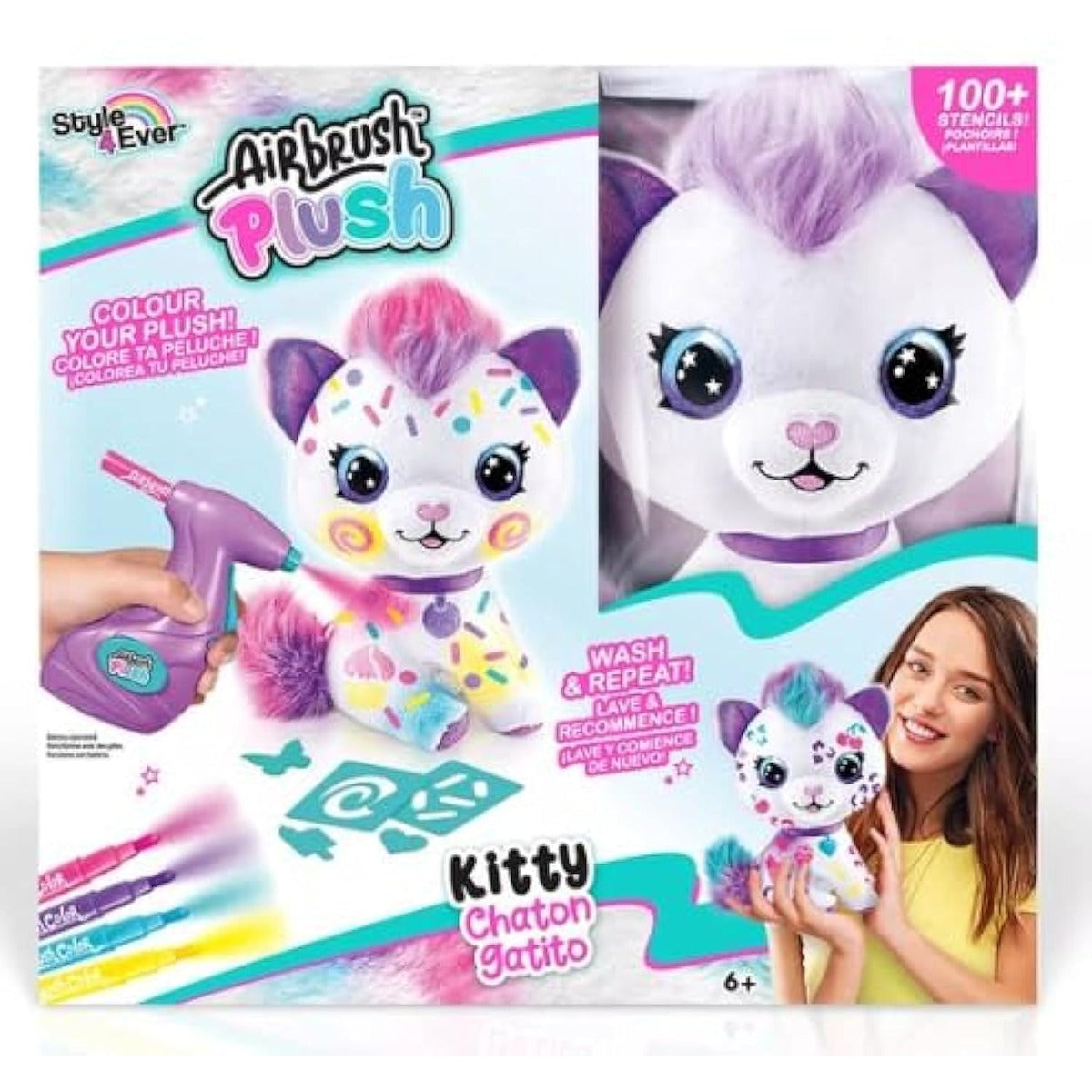 Canal Toys Airbrush Plush - Kitty (272OFG)