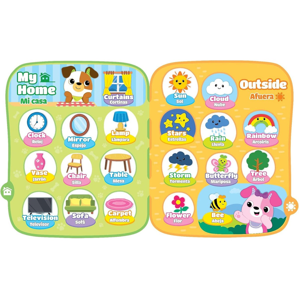 110 Bilingual Learning Book - First Words 12M+