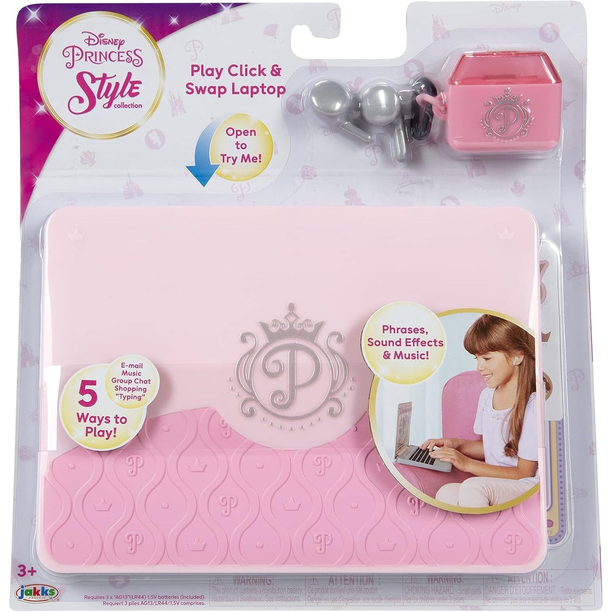 Disney Princess Style Collection Laptop with Phrases