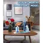 Spindoo Skylines Series Dubai Skyline Micro Mini Building Blocks Set - 3000+ Pcs Mini Architecture Model Kit for Adults & Kids 6+ | Realistic Dubai City Building Toy | Premium Gift & Display Décor