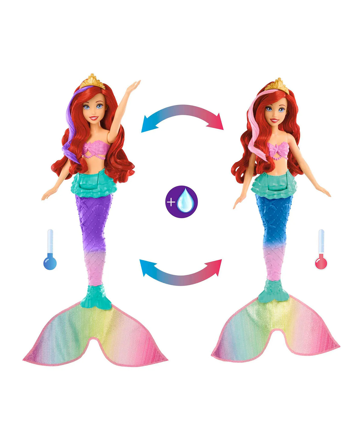 Disney Princess Swim Splash Ariel Doll