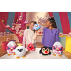 Pets Alive Chirpy Birds (Flamingo) by ZURU, Electronic Pet That Speaks, Giant Surprise Egg, Stickers, Comb, Fluffy Clay, Bird Animal Plush for Girls