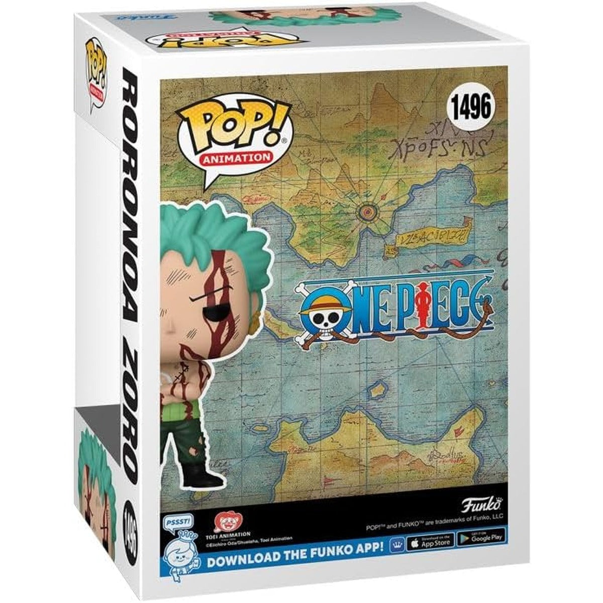 Funko One Piece Pop! Animation Roronoa Zoro Vinyl Figure Exclusive