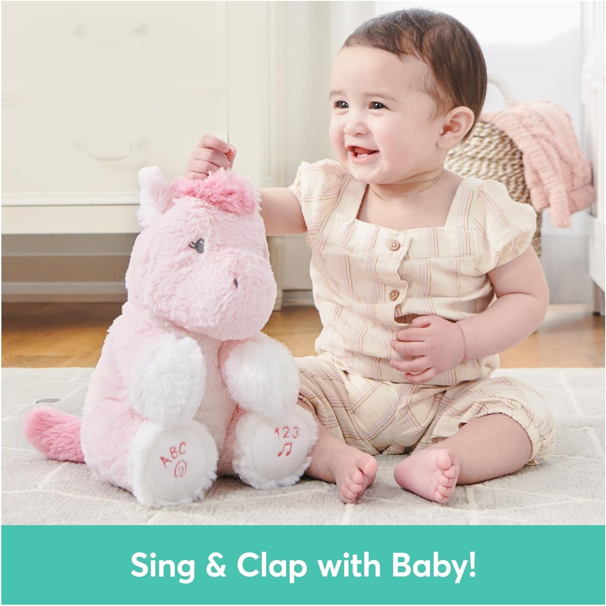 GUND Baby Alora The Unicorn Animated Plush