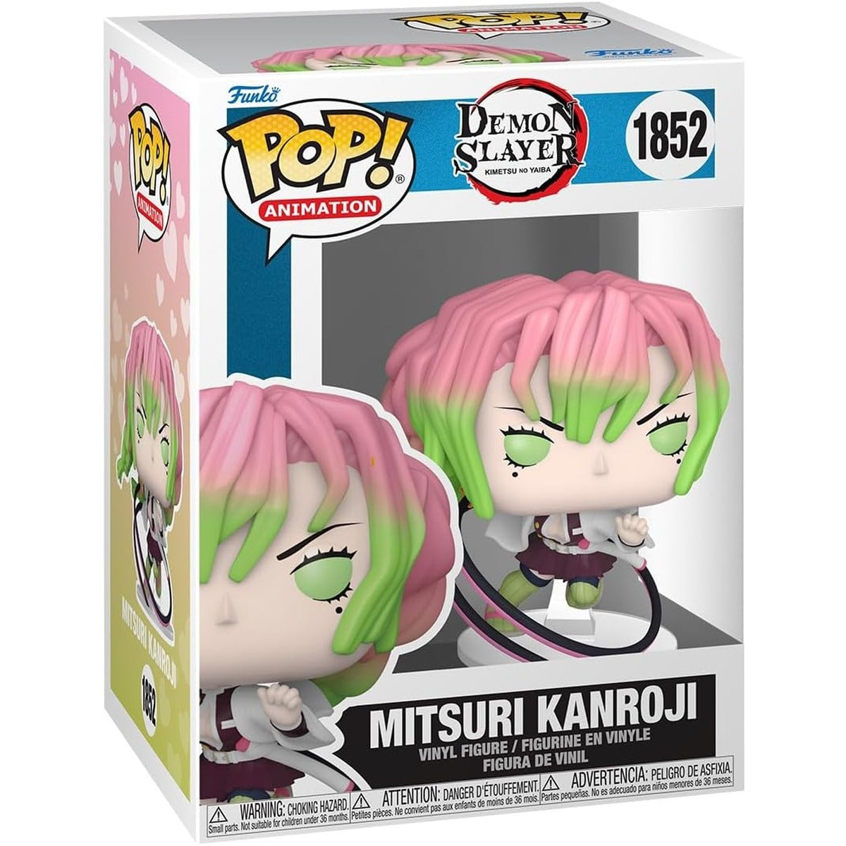 Funko Pop! Animation: DS - Mitsuri Kanroji - (Attack) - Demon Slayer - Collectable Vinyl Figure - Gift Idea - Official Merchandise - Toys for Kids & Adults - Anime Fans