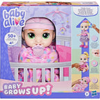 Baby Maziuna Feed & Giggle Playtime 12 Inches Doll Set, Sound Feature, Removable Outfit, Highchair, Utensils, Bottle, 8