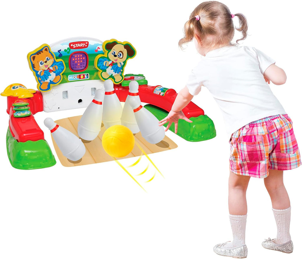 Winfun: 4-in-1 Sports Center - 4 Modes: Soccer, Basketball, Bowling, &amp; Golf, LED Screen, Transforming Interactive Toy, Toddlers &amp; Kids Ages 18mo+