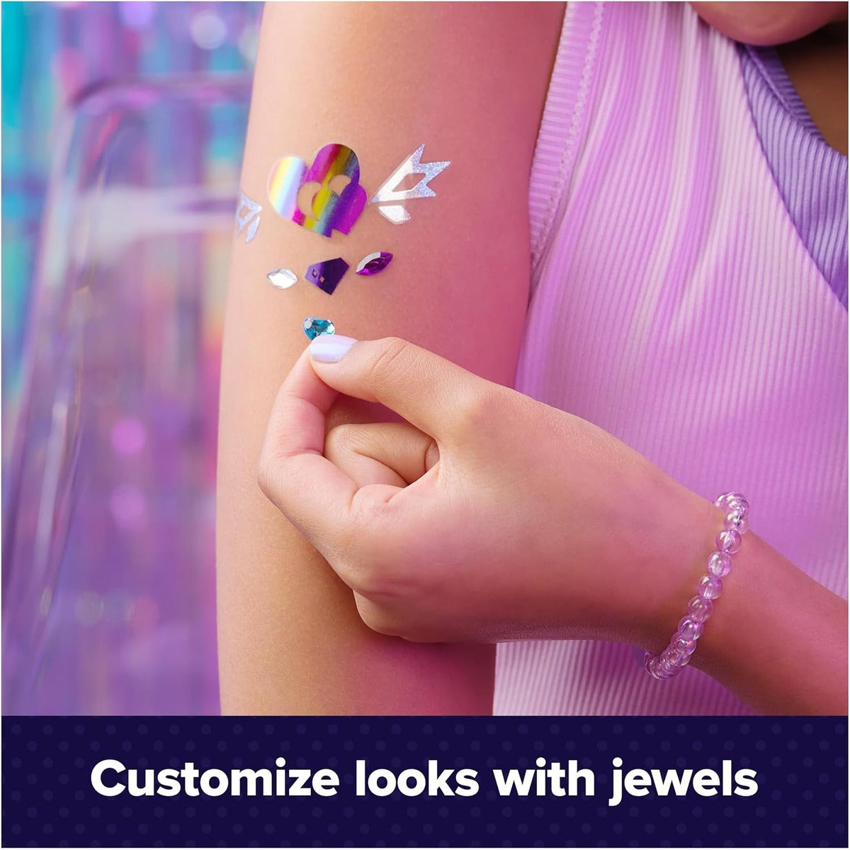 Shimmer Me Body Art Kit by Cool Maker: 135 Temporary Tattoo Designs, Foils