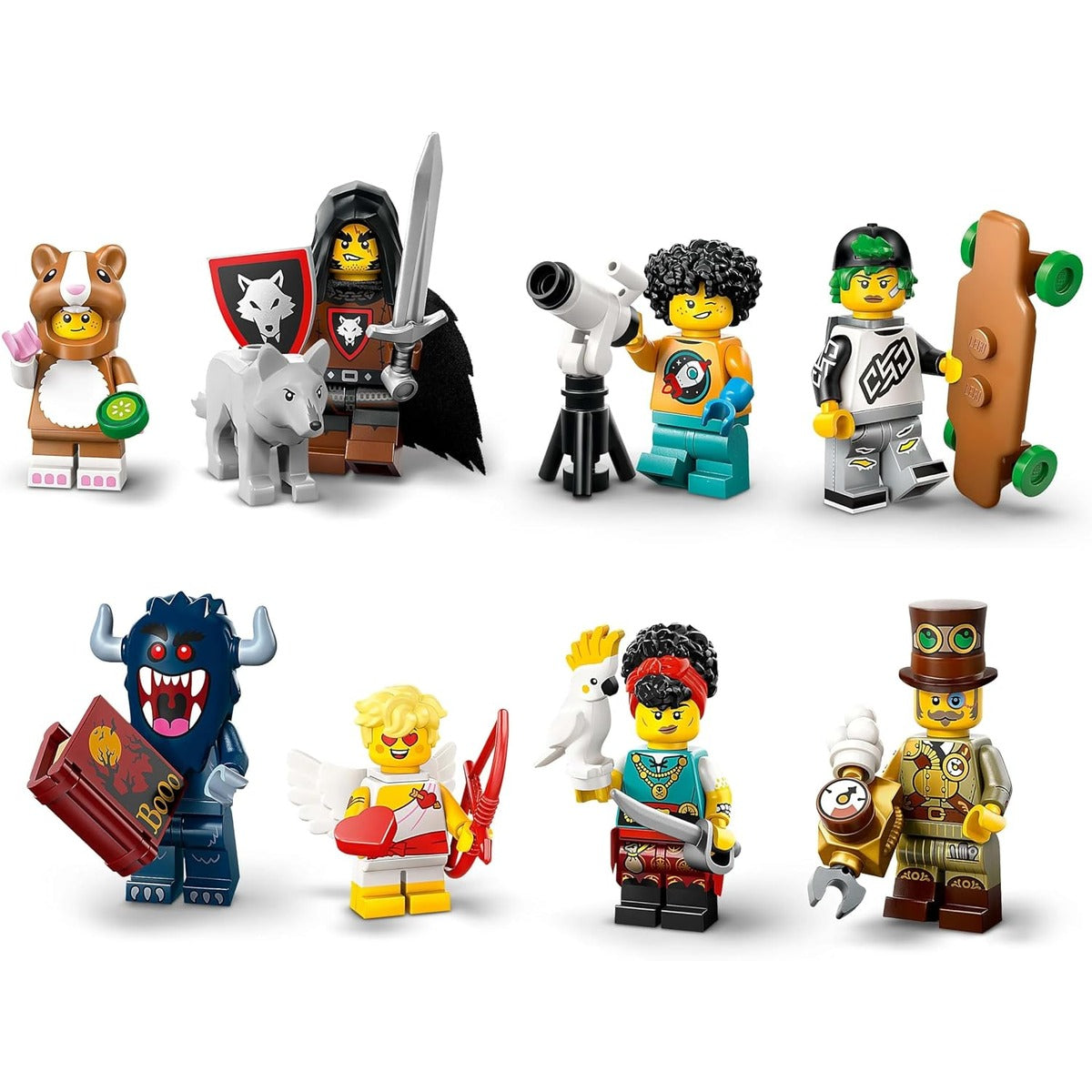 LEGO Minifigures Series 27 Mystery Box, Get 1 of 12 Collectible Figures incl. Cupid, Pterodactyl, Jetpack Racer & More