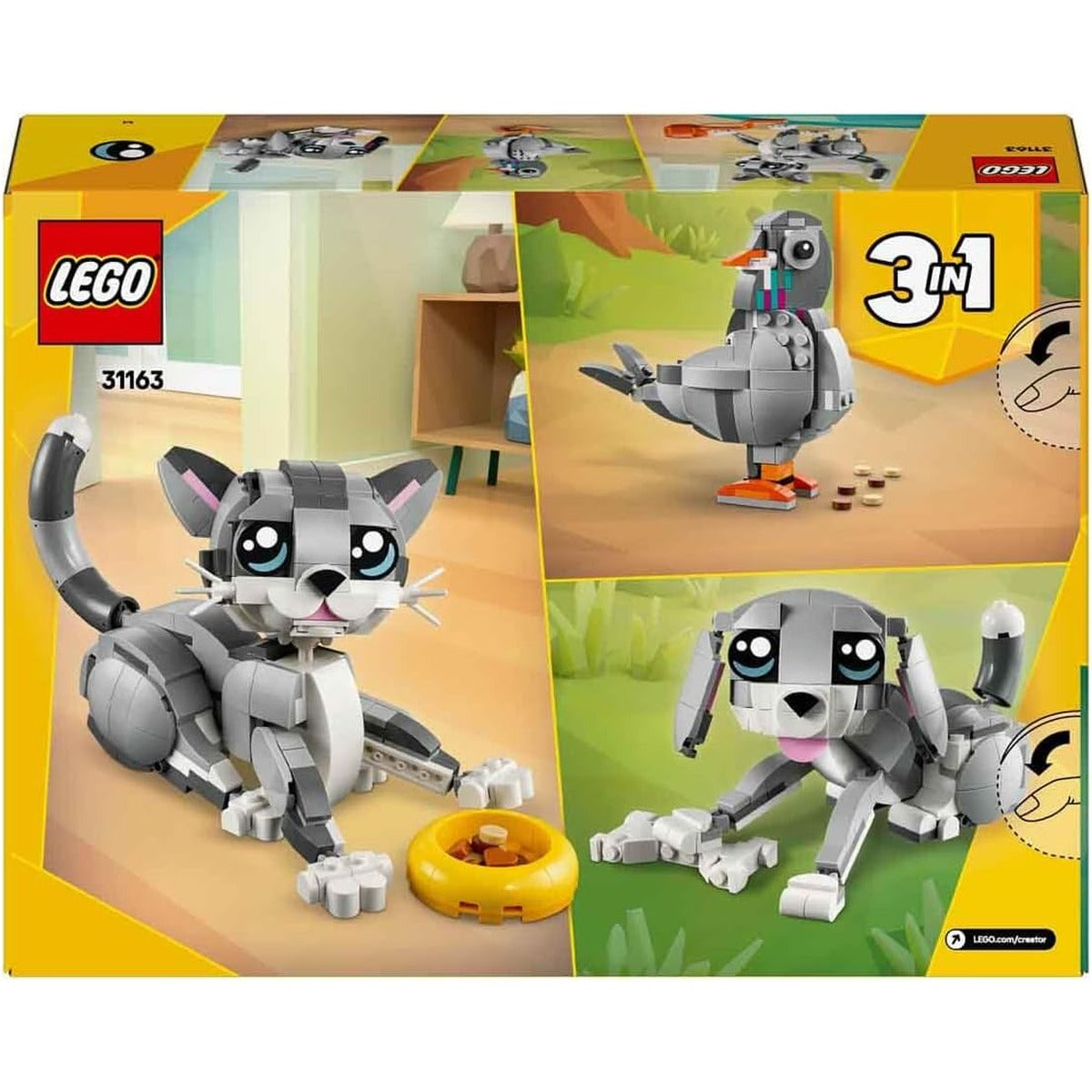 LEGO 31163 Creator Cat Toy Birthday Present Block Girls Boys Children
