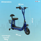 Electric Scooter With Seat Blue TG-550