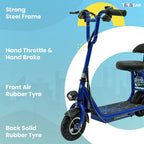 Electric Scooter With Seat Blue TG-550