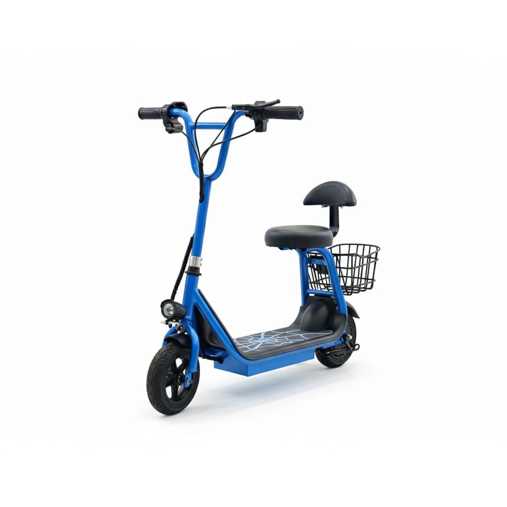 Electric Scooter With Seat Blue TG-550