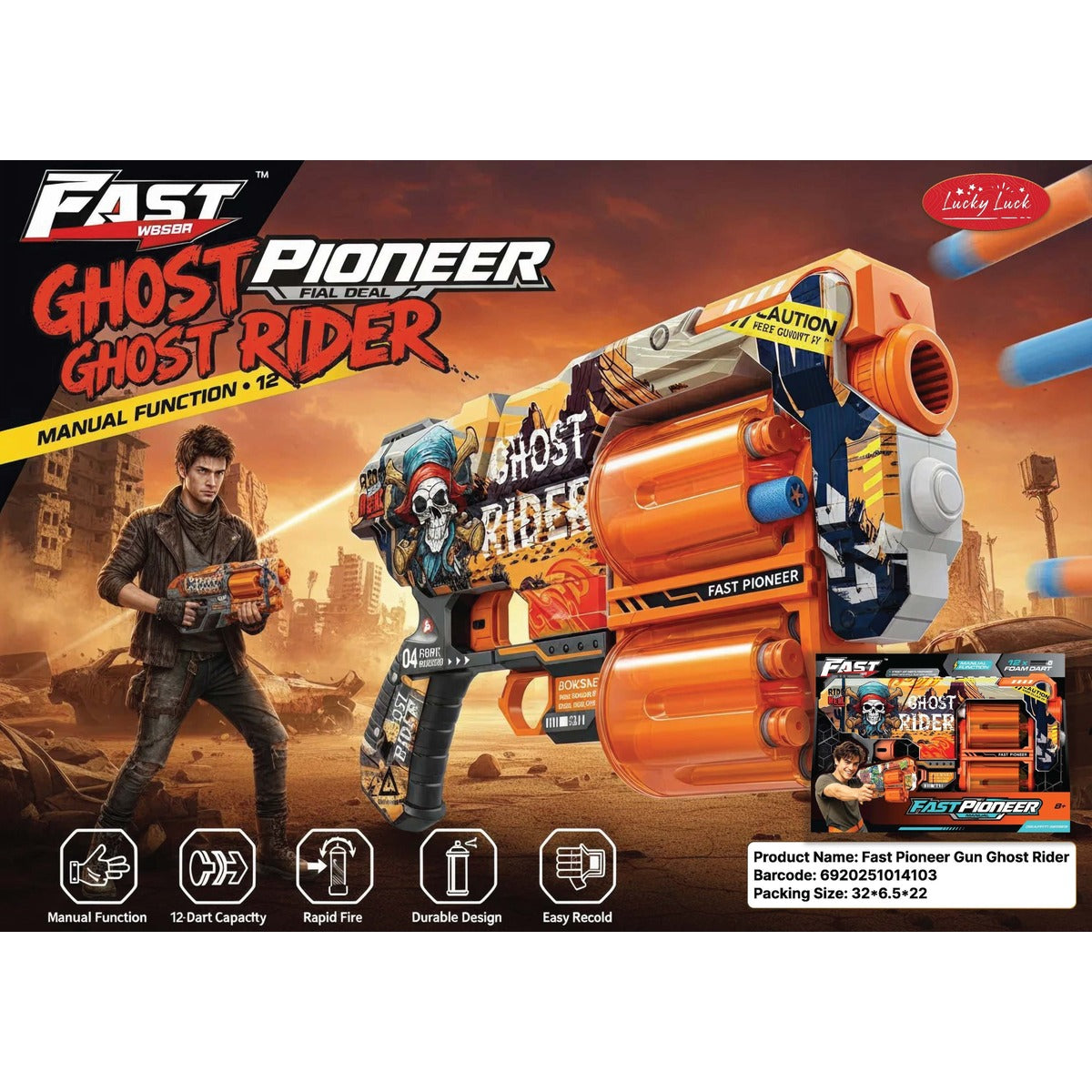 Fast Pioneer Gun Ghost Rider
