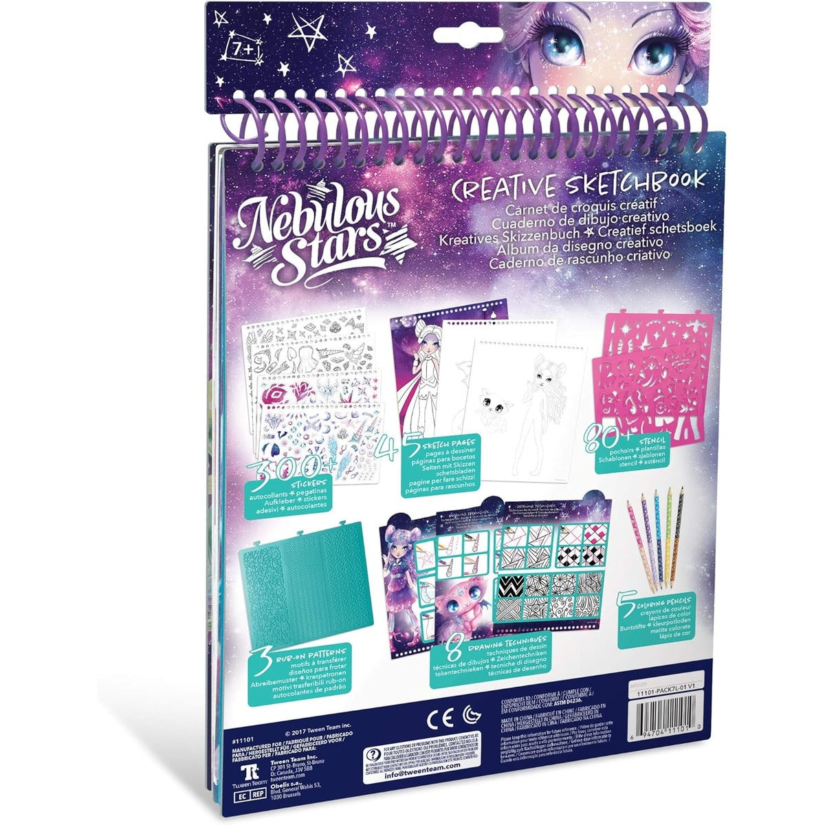 Nebulous Stars Creative Kids Sketchbook Set