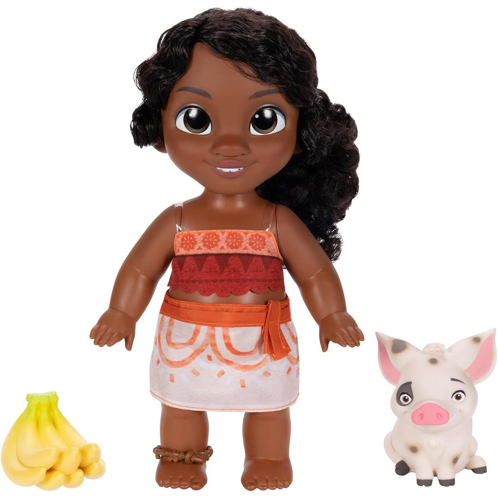 Moana 2 Officially Licensed Disney's My Friend Moana Doll By Jakks Pacific, Stands 14" / 36 cm Tall, Includes Doll Outfit and Doll Anklet, Suggested for Ages 3+