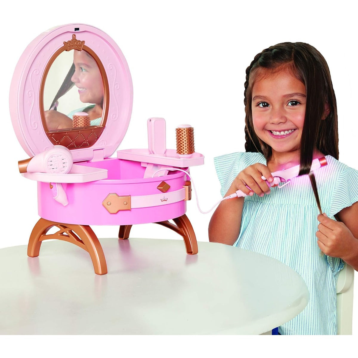 Disney Princess Vanity Style Collection Light Up and Style Vanity