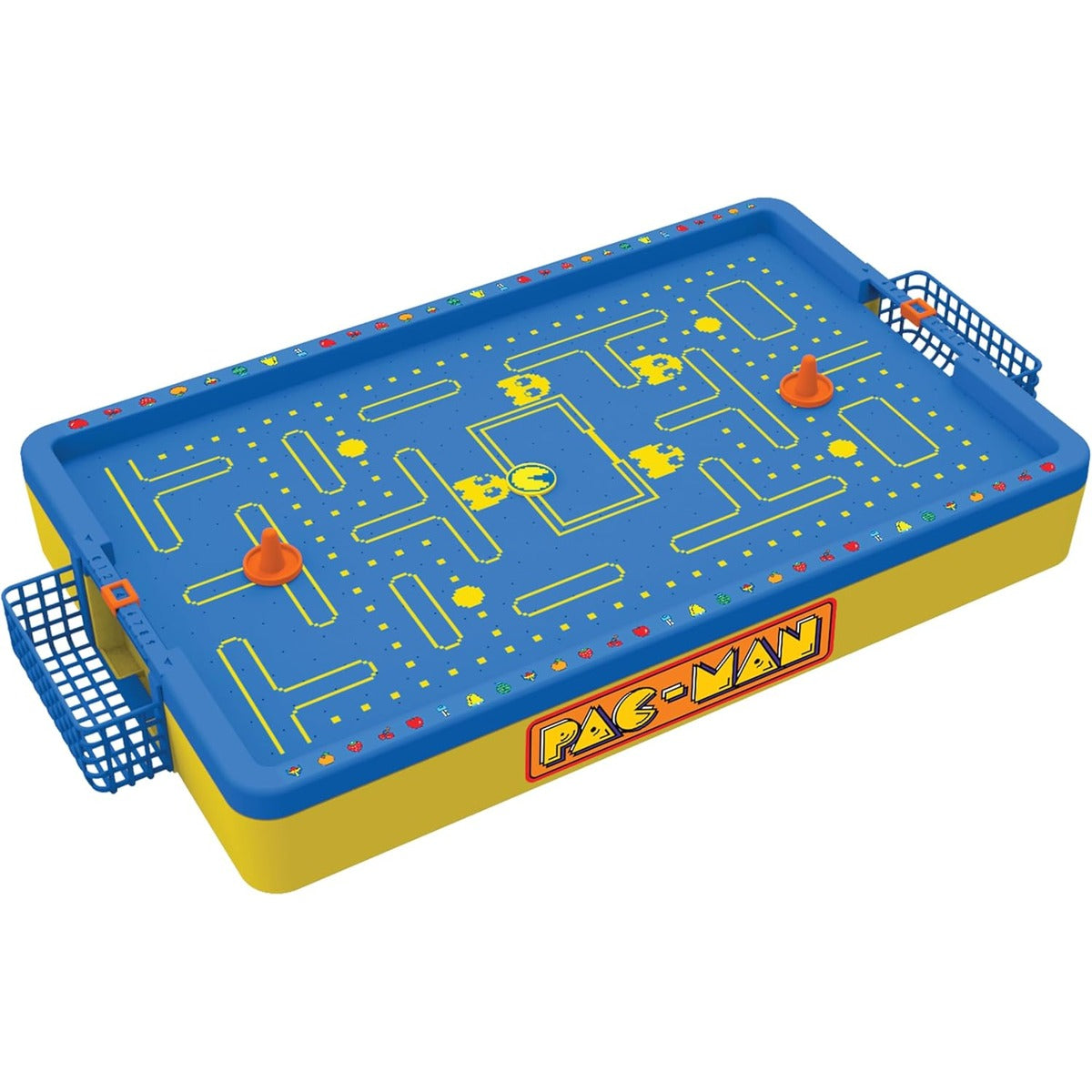 PAC-Man Electronic Air Hockey Arcade 2 Player Game Table with Floating Puck - Official Sounds and Air Surface - 52.5 x