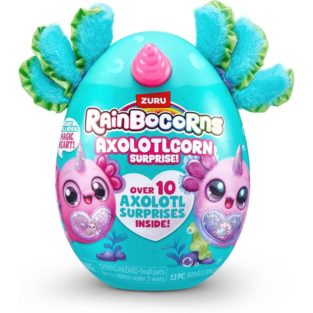 Rainbocorns Axolotlcorn Surprise Plush with Baby Boo