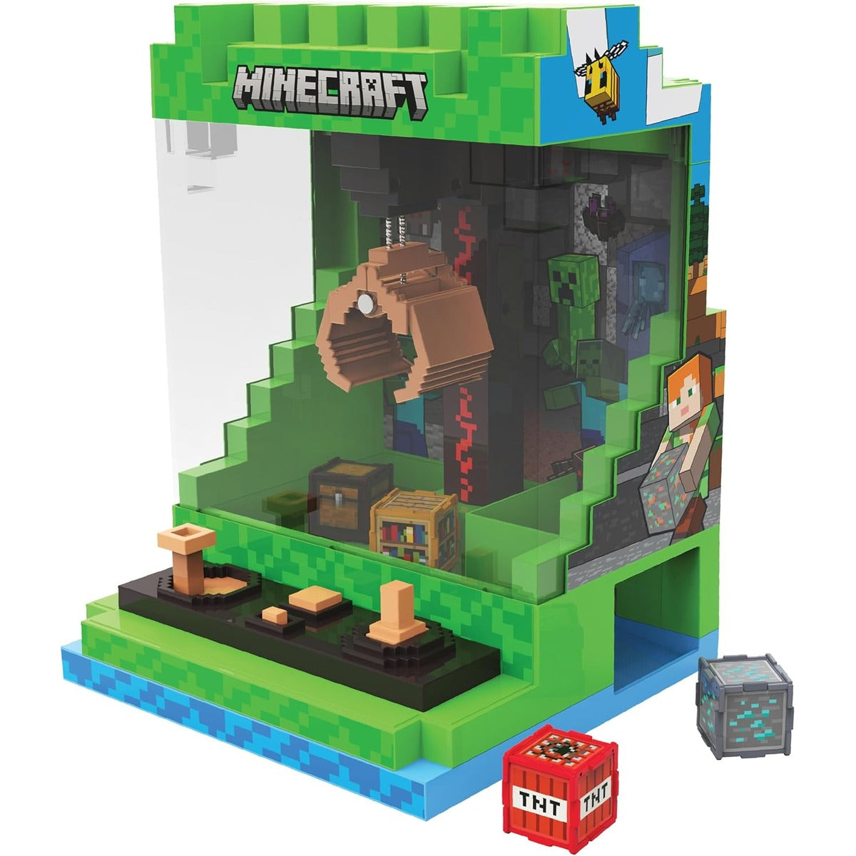 Merchant Ambassador Merchant Ambassador x Minecraft Arcade Claw Crane Overworld Desktop Game Machine toy