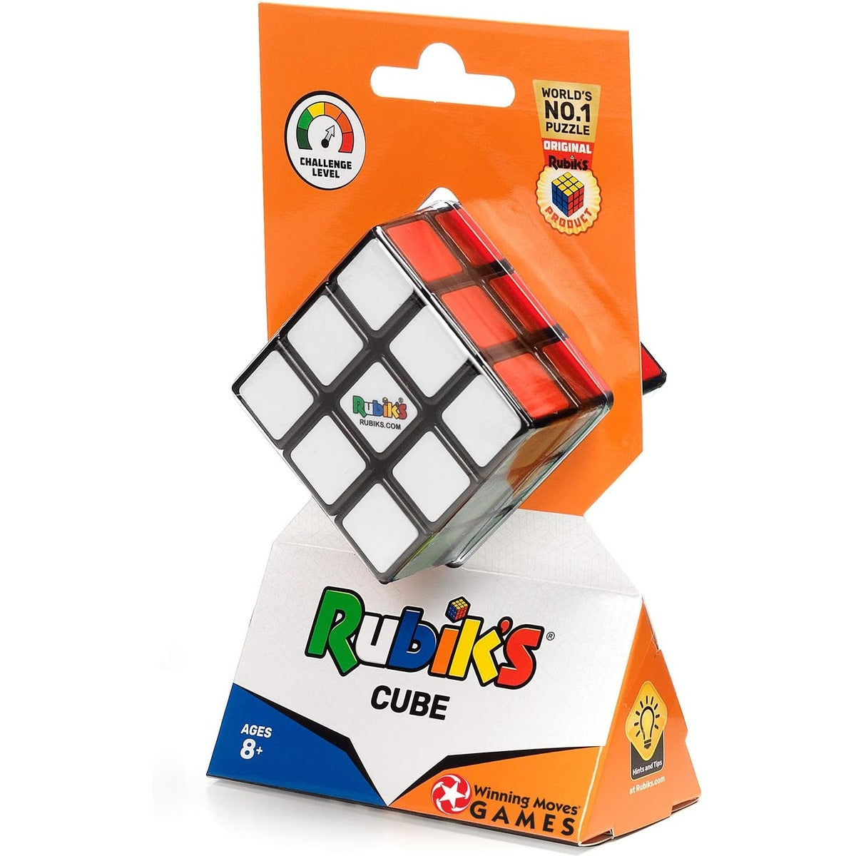 Rubik's Cube 3x3 Puzzle, Original Product, Includes Removable Mod Stickers to Customize, Toy for Kids Ages 8 and Up