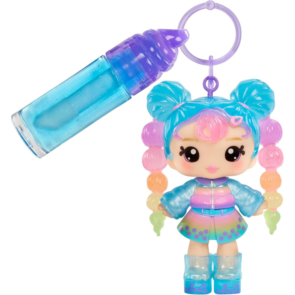 Yummiland Lip Gloss Doll - Britney Boba - Includes DIY Lip Gloss Kit, Suitable for Ages 4 and Up