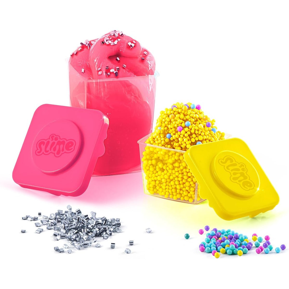 So Slime Sensations Mix'In Slime Set 2 Pack Slime with Mix-In Decorations | Sensory Slime Kit for Kids | Age 6+