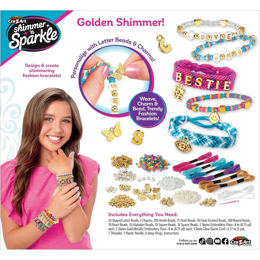 Shimmer 'n Sparkle Sparkling A-Z Fashion Bracelets Making Kit