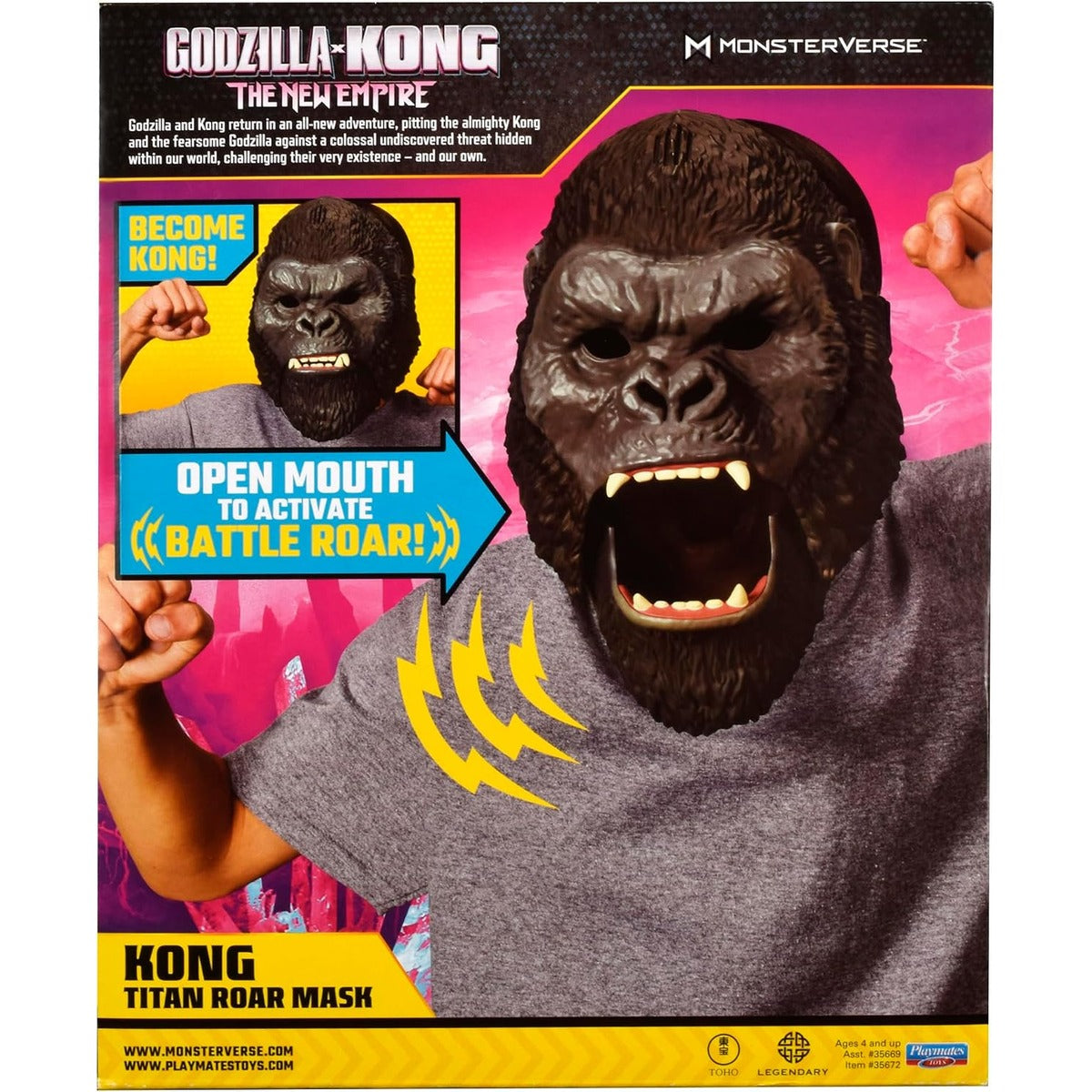 Playmates Godzilla x Kong Kong Interactive Mask by Toys
