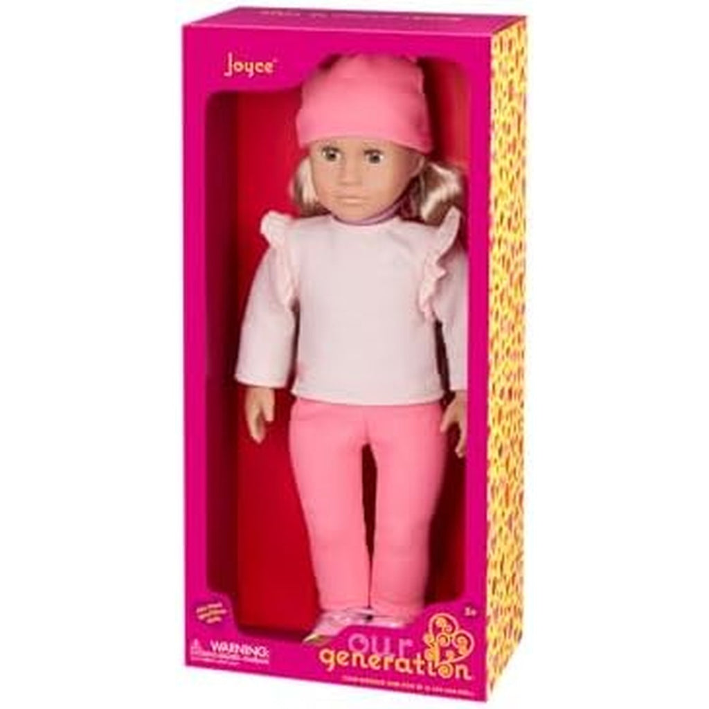 Our Generation Joyce Doll with Sweatsuit and Beanie Hat, Multicolor