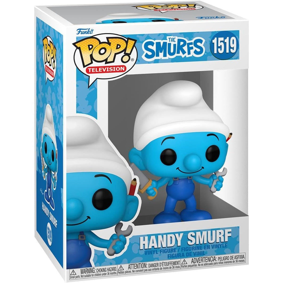 Funko Funko POP! TV: Papa Smurfs - Handy Papa Smurf - SMURFS - Collectable Vinyl Figure - Gift Idea - Official Merchandise to